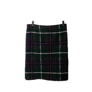 Max & Lola Plaid Pencil Skirt MultiColor L